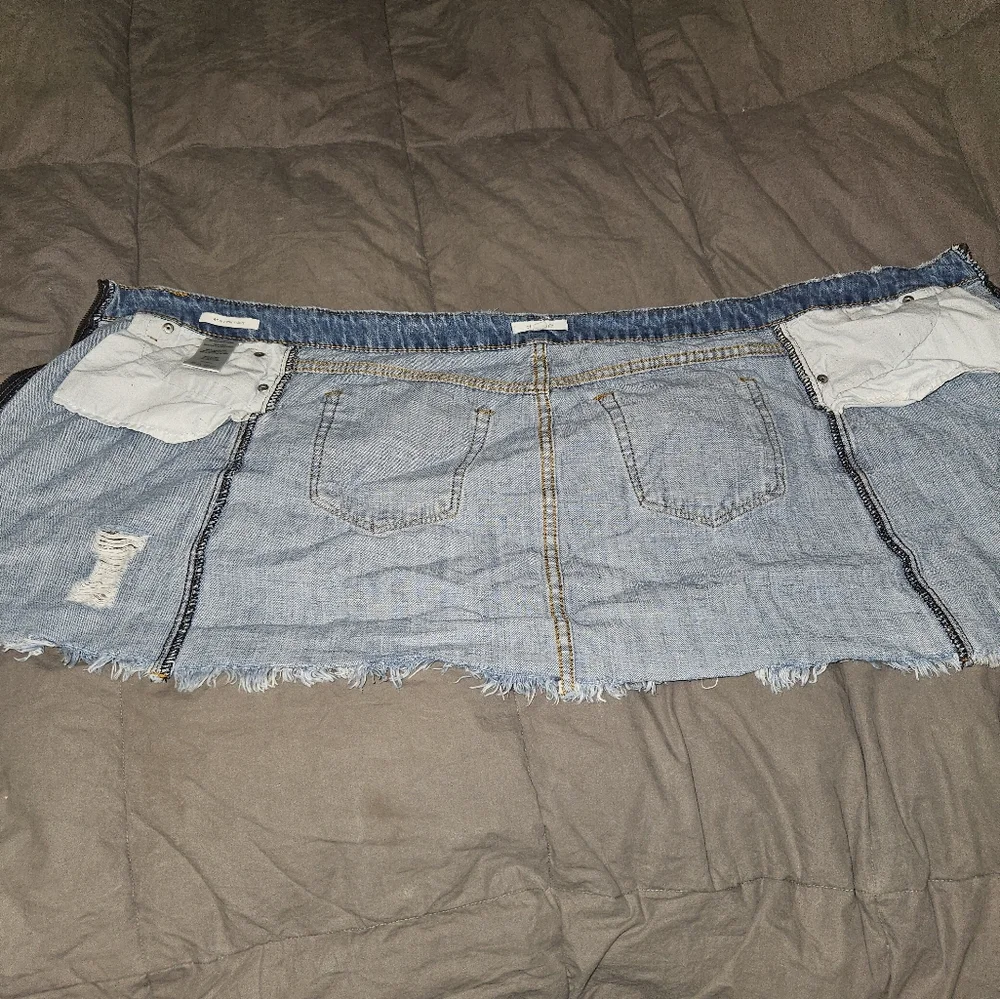 STS Blue Emily zip front mini skirt